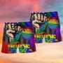 LGBT Hand Love Is Love Beach Short