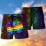 LGBT Pride Astronaut Style Beach Short