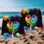 LGBT Pride Dragon Colorful Beach Short