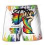 LGBT Pride Love Is Love 2023 Beach Short