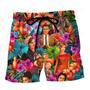 Mad Men Synthwave Tropical Summer Special Beach Short