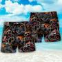 Monster Truck Racing Art Beach Short