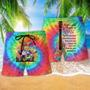 Music Believe In The Power Of Music Hippie Gnome Rainbow Beach Short