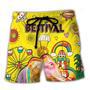 Music Bestival In My Heart Amazing Festival Colorful Style Beach Short