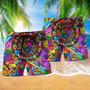 Music Guitar Love Life Colorful Style Beach Short