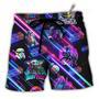 Neon All Star Style Beach Short