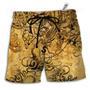 Octopus Hunting Treasure Vintage Cool Beach Short