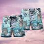 Owl Tattoo Fantasy Sky Beach Short