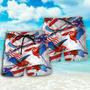 Parrot US Flag Independence Day Beach Short