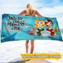 Personalized Womens Summer Pool Beach Towels Unique Bestfriend Gifts