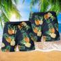 Pineapple Tropical Love Fruit Beach Short