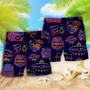 Poker Neon Casino Art Beach Short