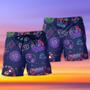 Poker Neon It's Poker Time Beach Short