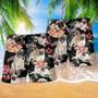 Pug Tropical Style Dark Beach Short