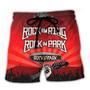 Rock Am Ring And Rock Im Park Red Vibe Music Lover Amazing Style Beach Short