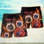 Rock In Rio With Fire Music Lover Amazing Style Beach Short