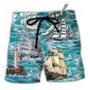 Sail Flying Cloud Under Sea Beach Short