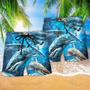 Shark Blue Ocean Life Basic Beach Short