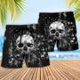 Skull I Am Who I Am Your Approval Isn't Needed Beach Short