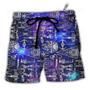 SPACE SHIPS GALAXY Beach Short