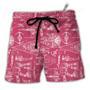 Space Ships Pink Beach Short