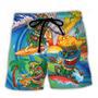 Surfing Funny Funny Tiki Show Me Your Tikis Surfing Lovers Beach Short