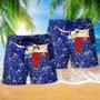 Texas Forever Texas Bluebonnet Blue Beach Short