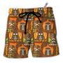 Tiki Art Funny Beach Short