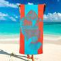 Turtle Design Beach Towels Women Kids Tropical Blue Unique Style