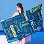 Ultra Soft Personalized Beach Towels Absorbent Multipurpose Towel All