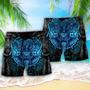 Viking King Blue Art Beach Short