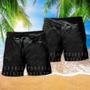 Viking Warrior Blood Black Beach Short