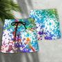 Volleyball Colorful Painting Beach Short