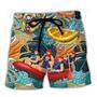 Water Rafting River Rafting Team Lover Tropical Style Beach Short