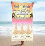 We Choose Personalized Beach Towels Perfect Besties Sisters Alike