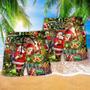 Xmas Santa Is Coming To You So Happy Beach Short