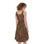 African Totem Pattern Print Sleeveless Knee Length Dress