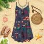 Amazing Circus Spaghetti Strap Summer Dress