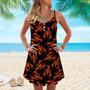 Amazing Lobster Spaghetti Strap Summer Dress