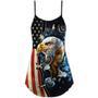 America Eagle Amazing Galaxy - V-Neck Sleeveless Cami Dress