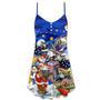 America Flag Eagle Victory Christmas - V-Neck Sleeveless Cami Dress