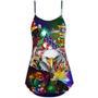 America Love Eagle Christmas - V-Neck Sleeveless Cami Dress