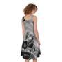 American War Memorial Print Sleeveless Knee Length Dress