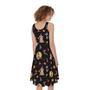 Animal Wizard Pattern Print Sleeveless Knee Length Dress