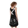 Astrology Sagittarius Sign Print Sleeveless Knee Length Dress