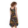 Australia Symbols Pattern Print Sleeveless Knee Length Dress