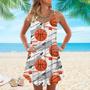 Basketball Lover Spaghetti Strap Summer Dress