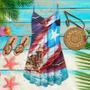 Beach Puerto Rico Flag - Summer Dress