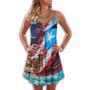 Beach Puerto Rico Flag - Summer Dress