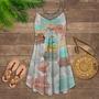 Beach With Colorful Seashell - Summer Dress